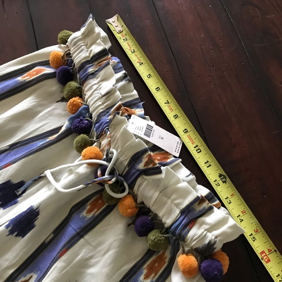 NWT Anthropologie Pom Pom Wide-leg Pants - Picture 4 of 7